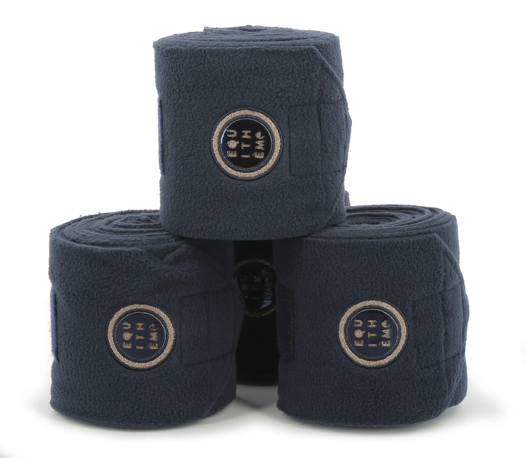 Equitheme Skolstart Polo Bandages #colour_navy
