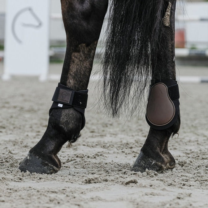 Equitheme Fetlock Boots #colour_brown