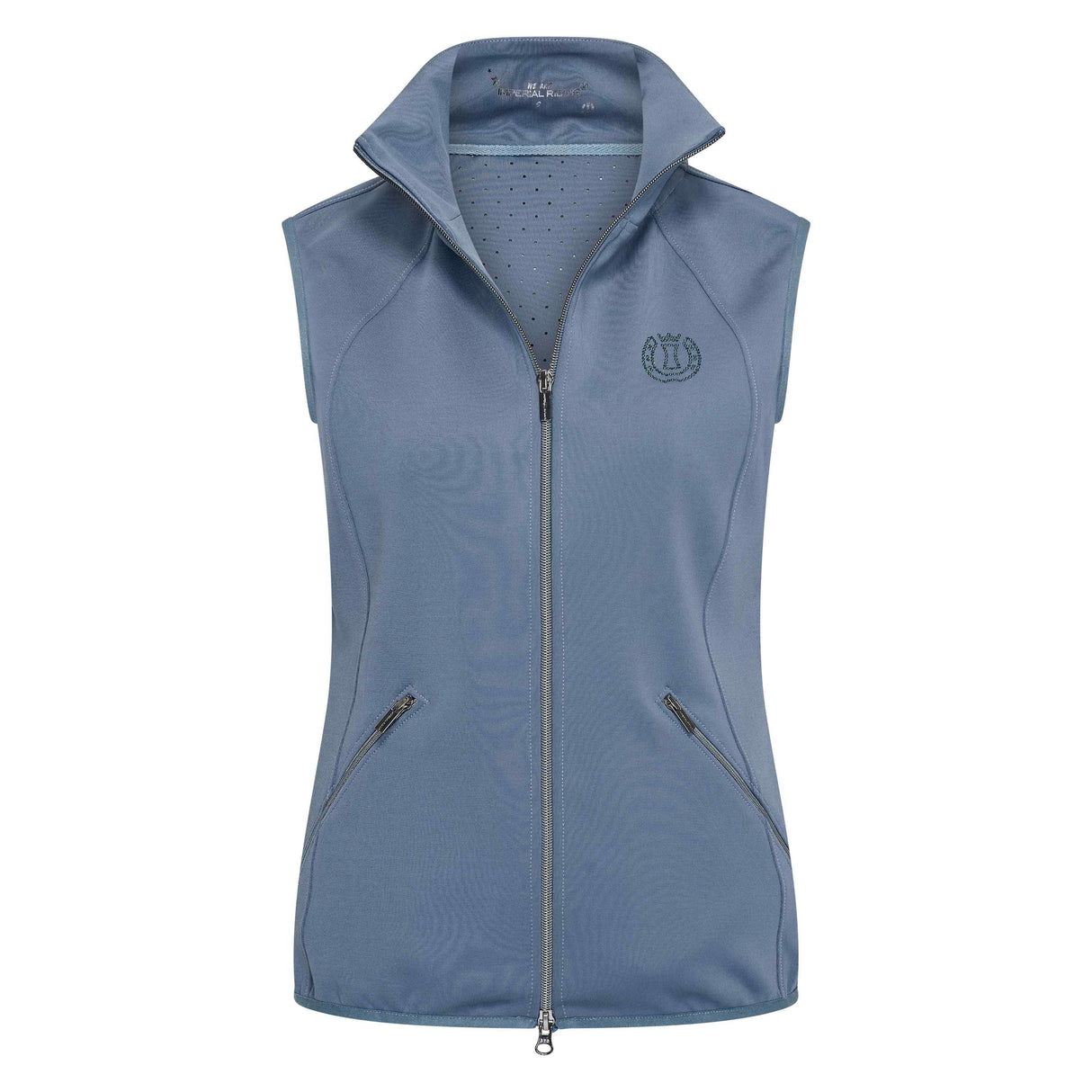 Imperial Riding Women's Sporty Air Tech Body Warmer #colour_moonstone