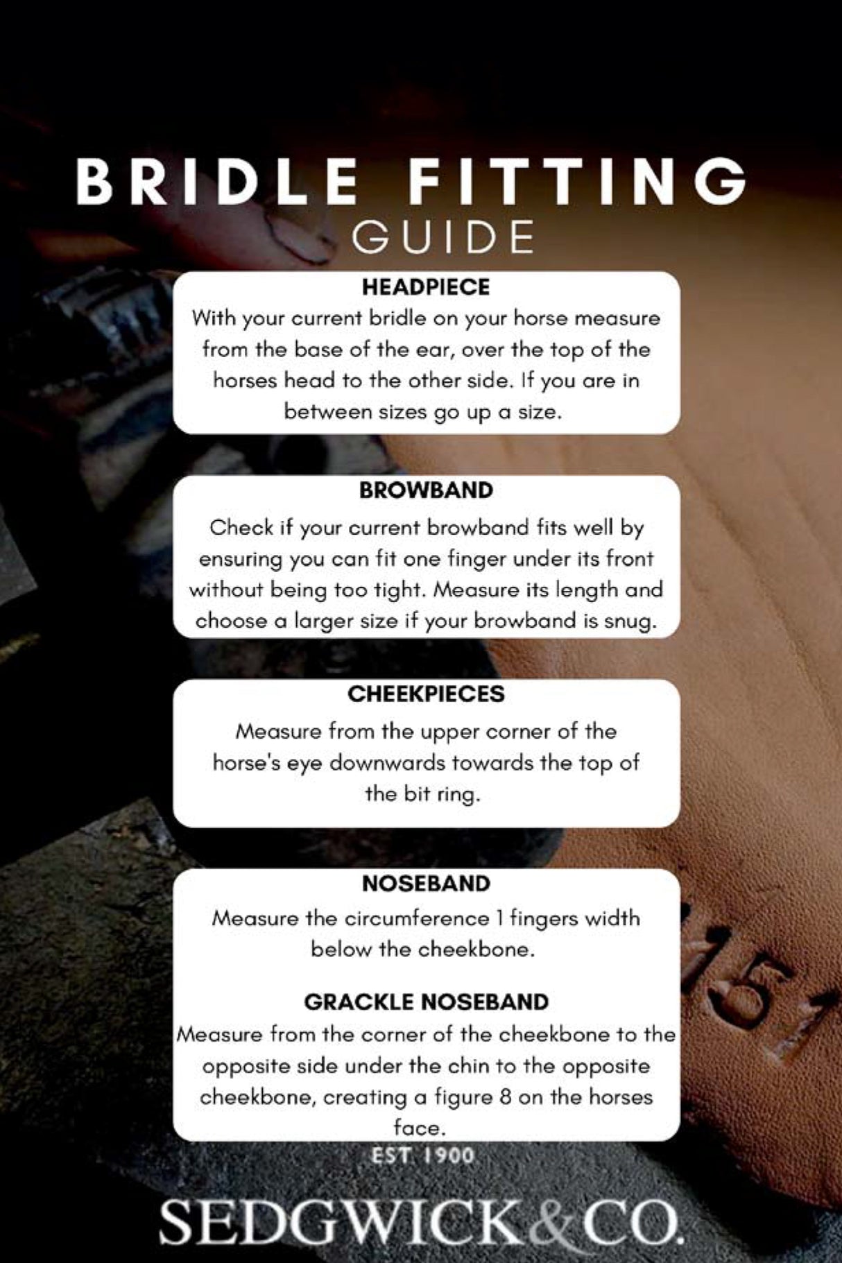 Henry James Bridle Fitting Tape Measure