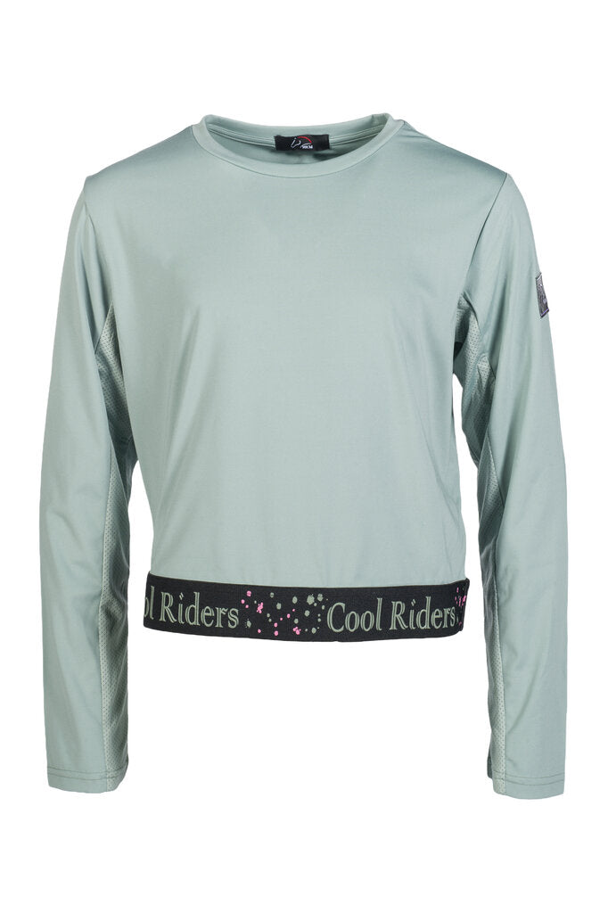 HKM Children's Functional Shirt -Hailey- #colour_sage