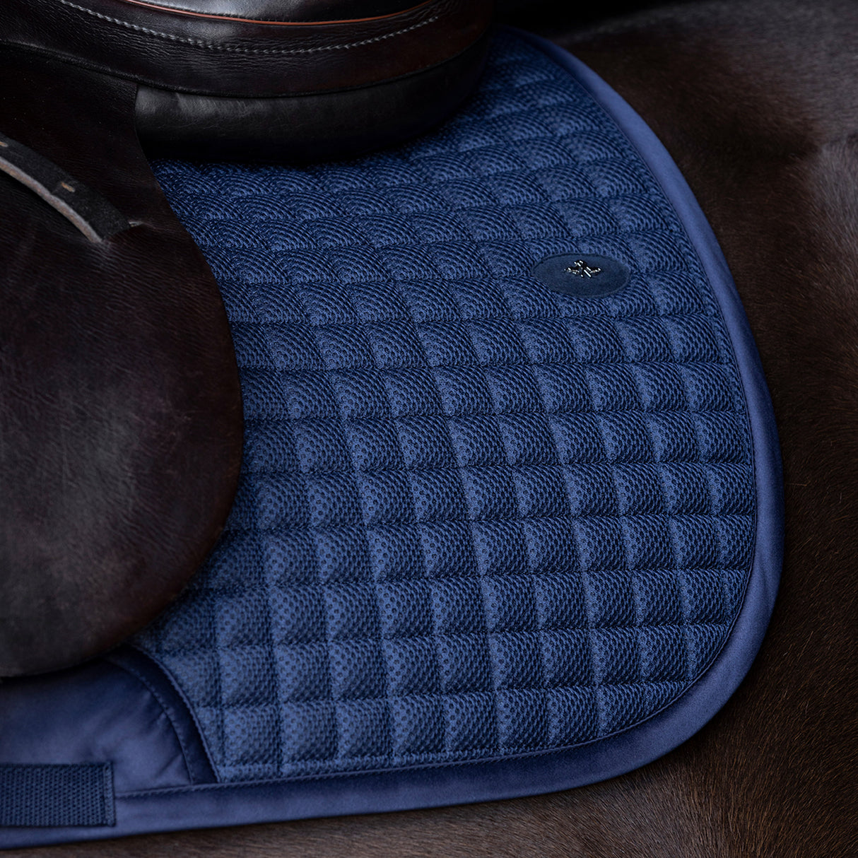 HV Polo Legacy Dressage Saddle Pad #colour_navy