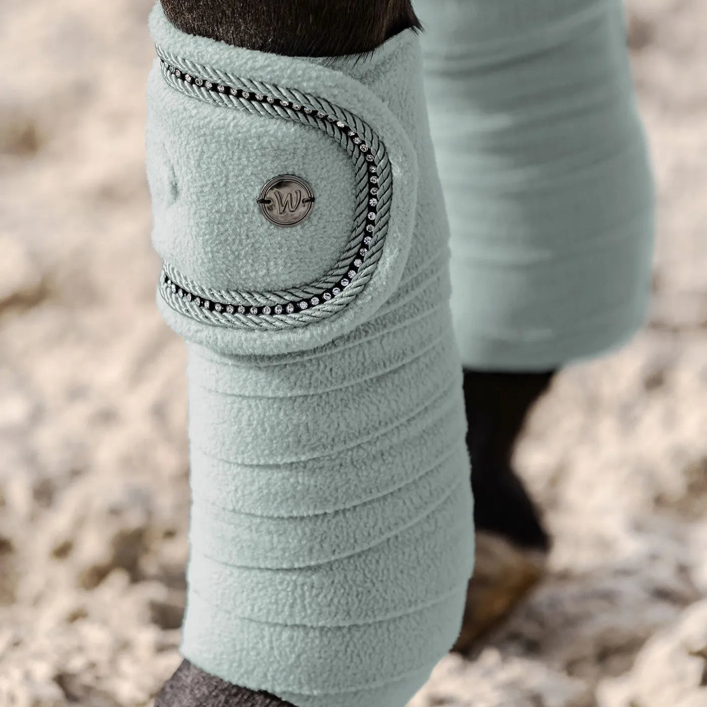 Waldhausen Nepal Fleece Bandages #colour_silver-blue