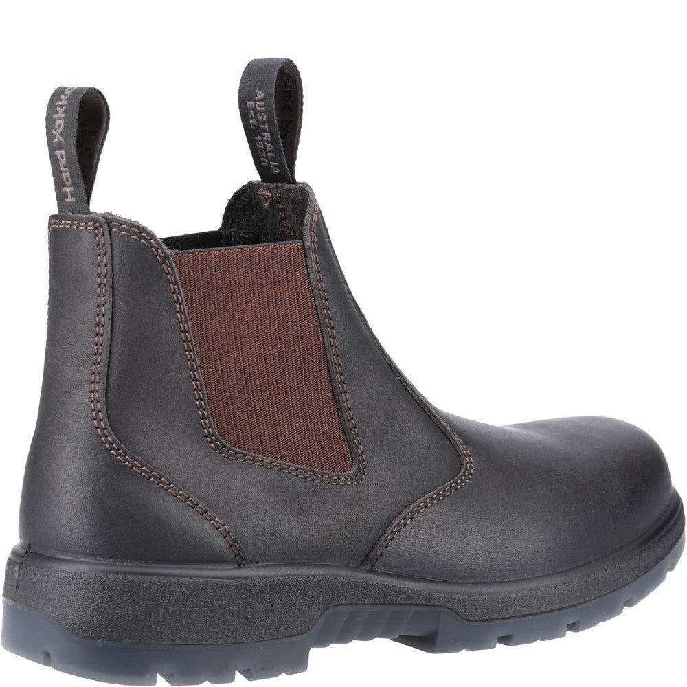 Hard Yakka Outback Safety Dealer Boot #colour_brown