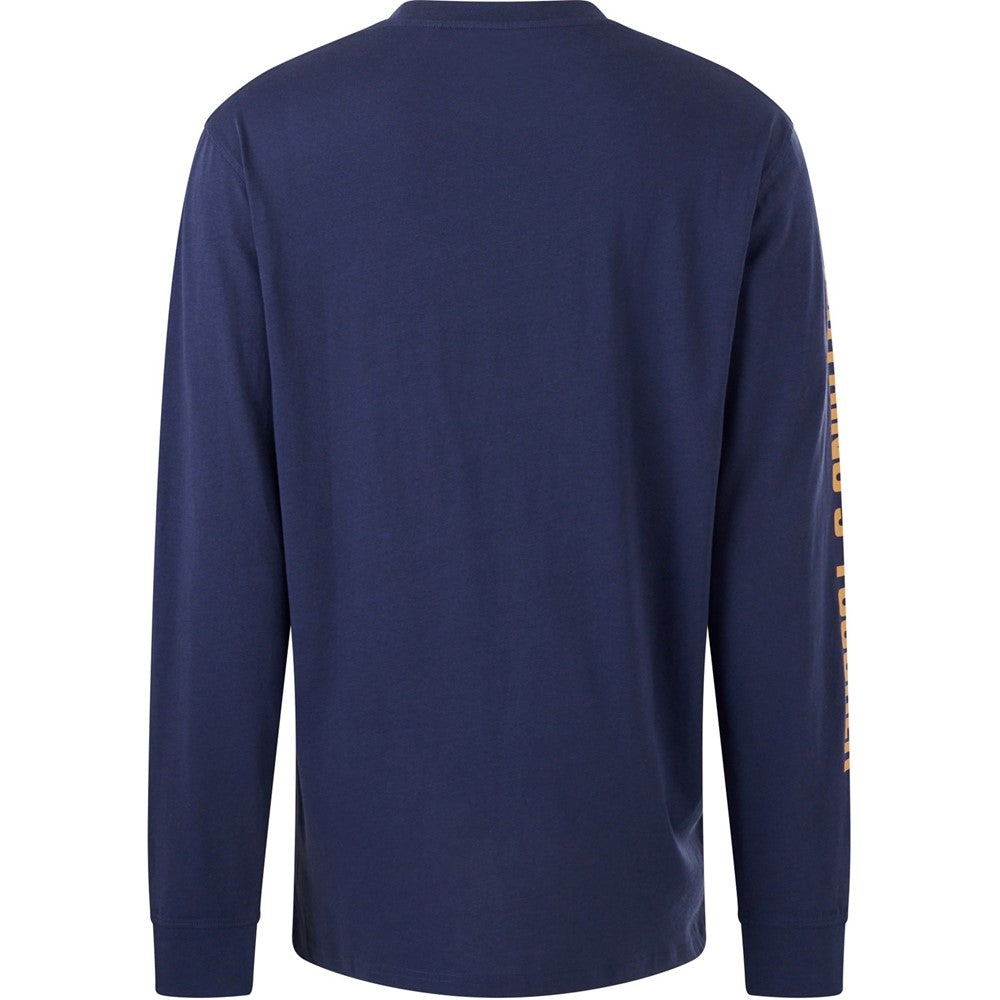 Hard Yakka Heritage Icon Long Sleeve Tee #colour_navy