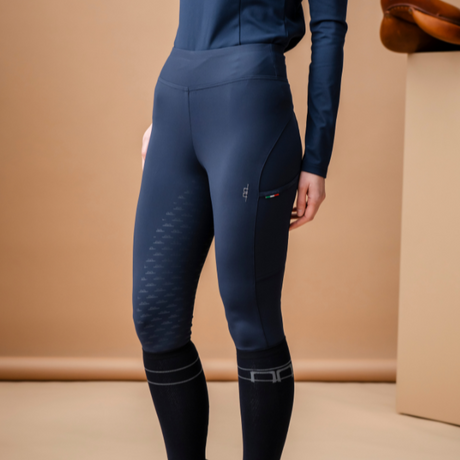 Alessandro Albanese Alba Brushed Riding Tight #colour_core-navy
