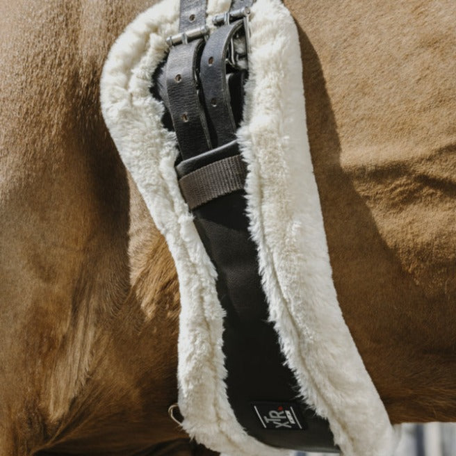 Norton XTR Mouton Synthetique Short Girth #colour_havana-white