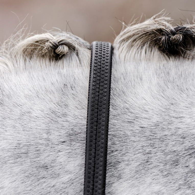 Horseware Ireland Rubber Grip Reins #colour_black