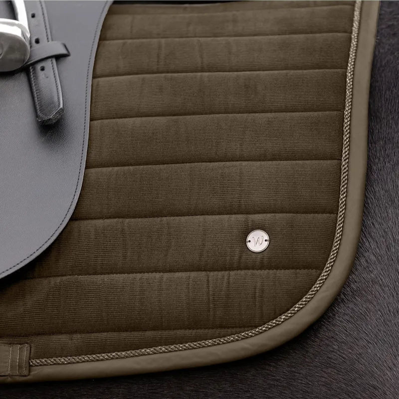 Waldhausen St. Gallen Saddle Pad #colour_green-brown