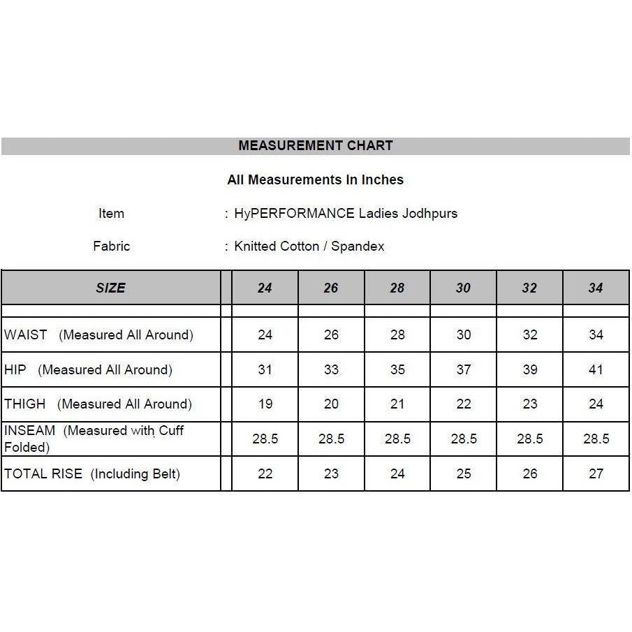 HyPERFORMANCE Melton Ladies Jodhpurs