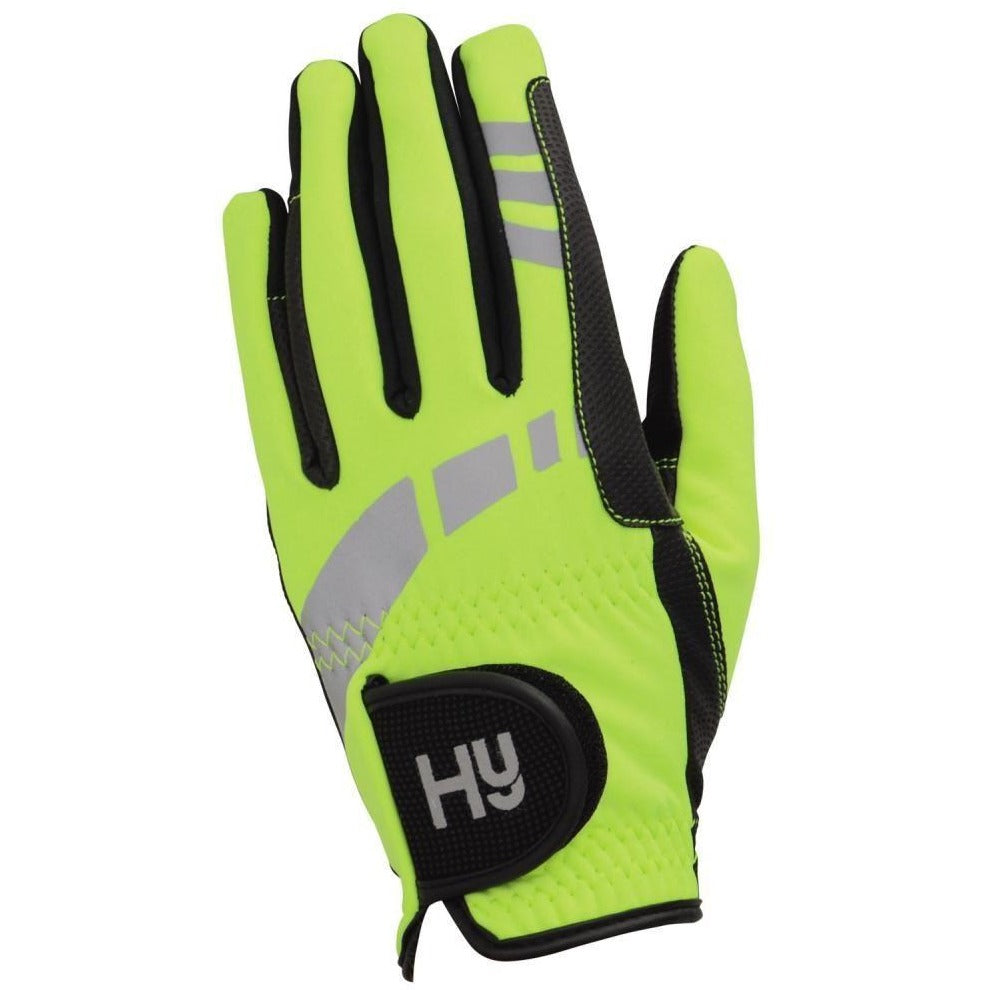 Hy5 Extreme Reflective Softshell Gloves - Adult - Yellow
