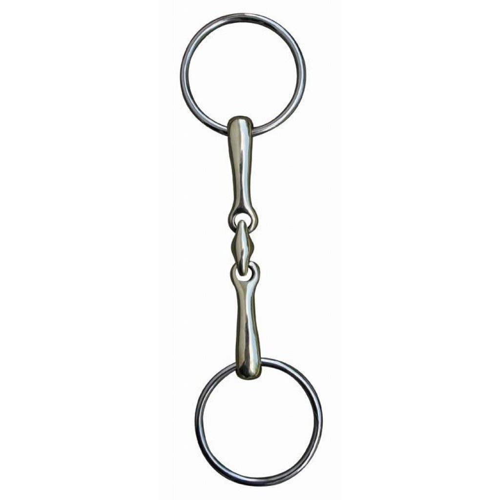 HKM Trense und Raute mit losem Ring und Edelstahl, 18 mm