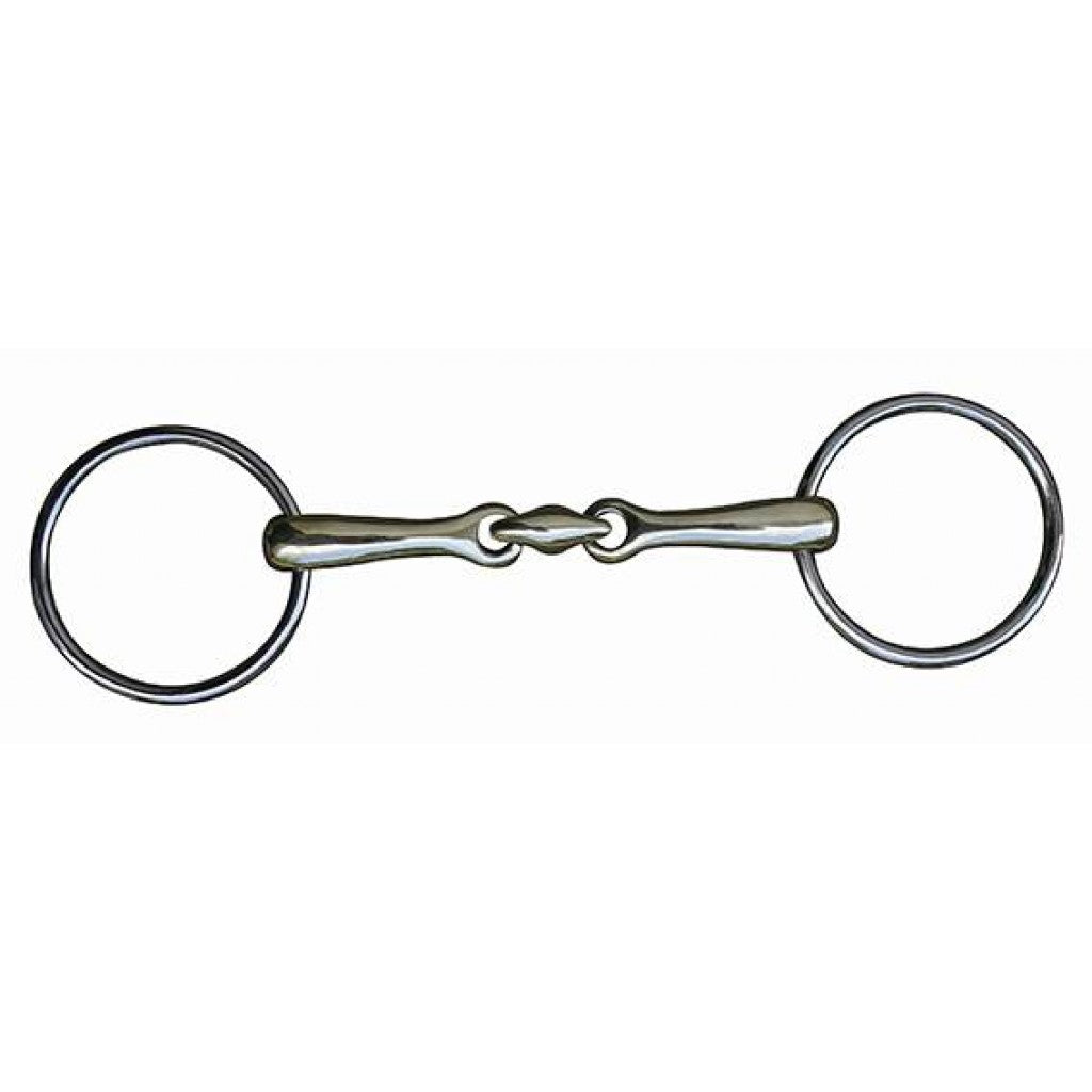 HKM Bague Lâche Bradoon Avec Pastille 14mm Acier Inoxydable