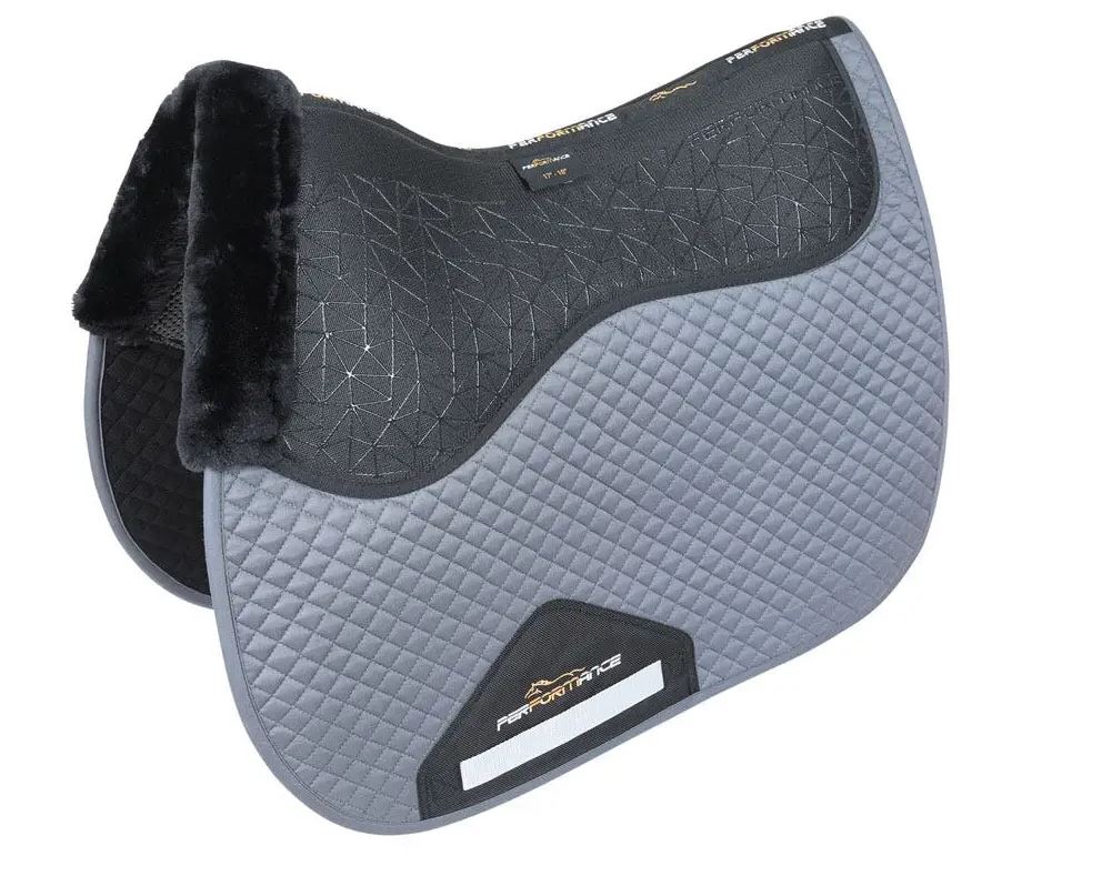Shires Performance Fusion Saddlecloth #colour_grey