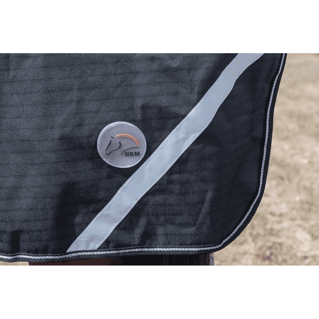 HKM Innsbruck Highneck Rug 1200D, 200g Filling #colour_black