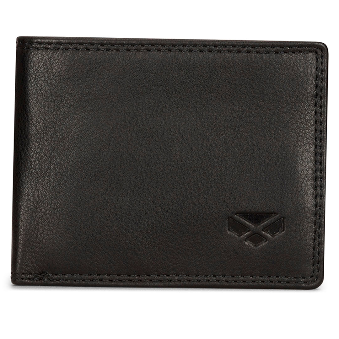 Hoggs of Fife Monarch Leather Credit Card Wallet#colour_black