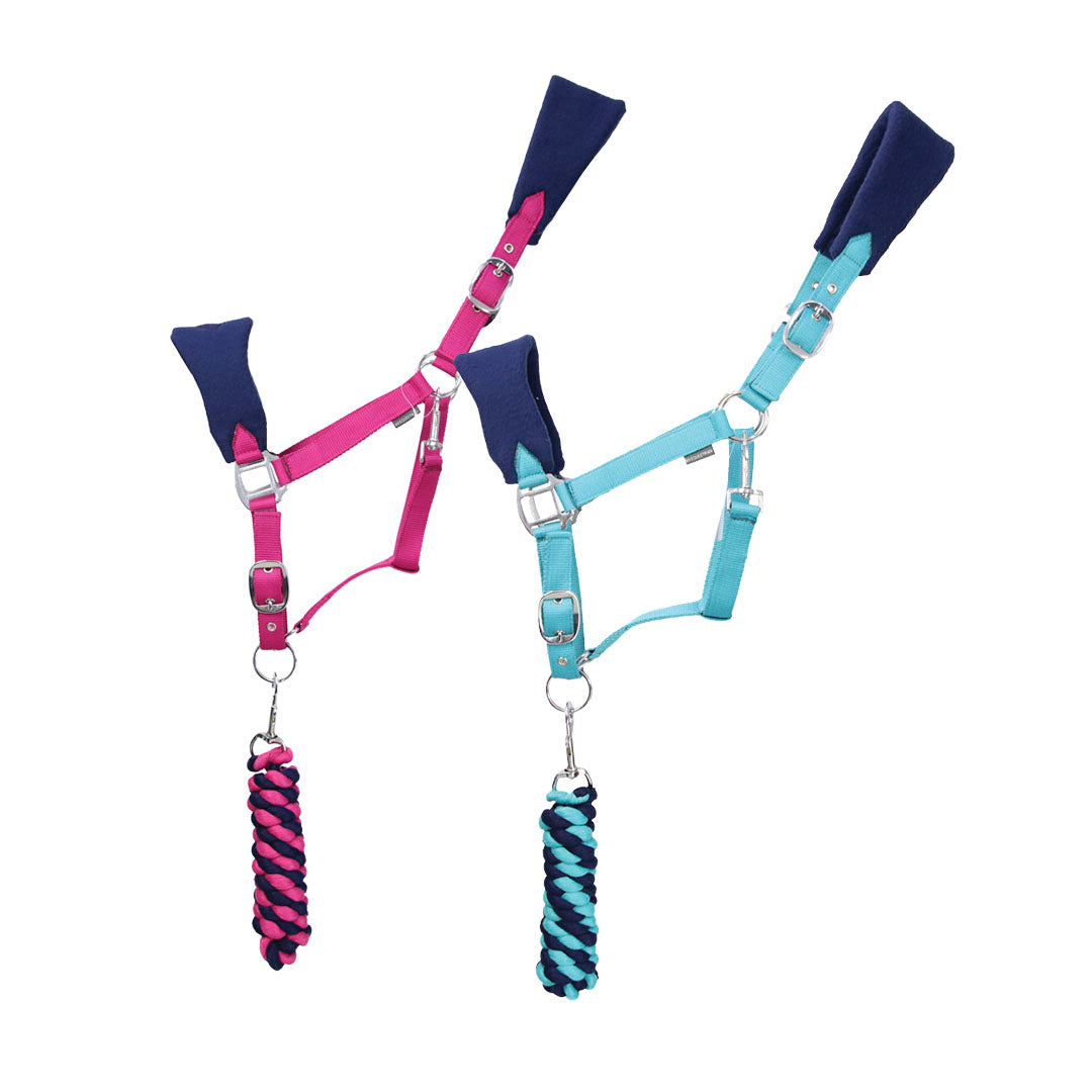 Collier de tête et corde de plomb en polaire Hy Equestrian Belton