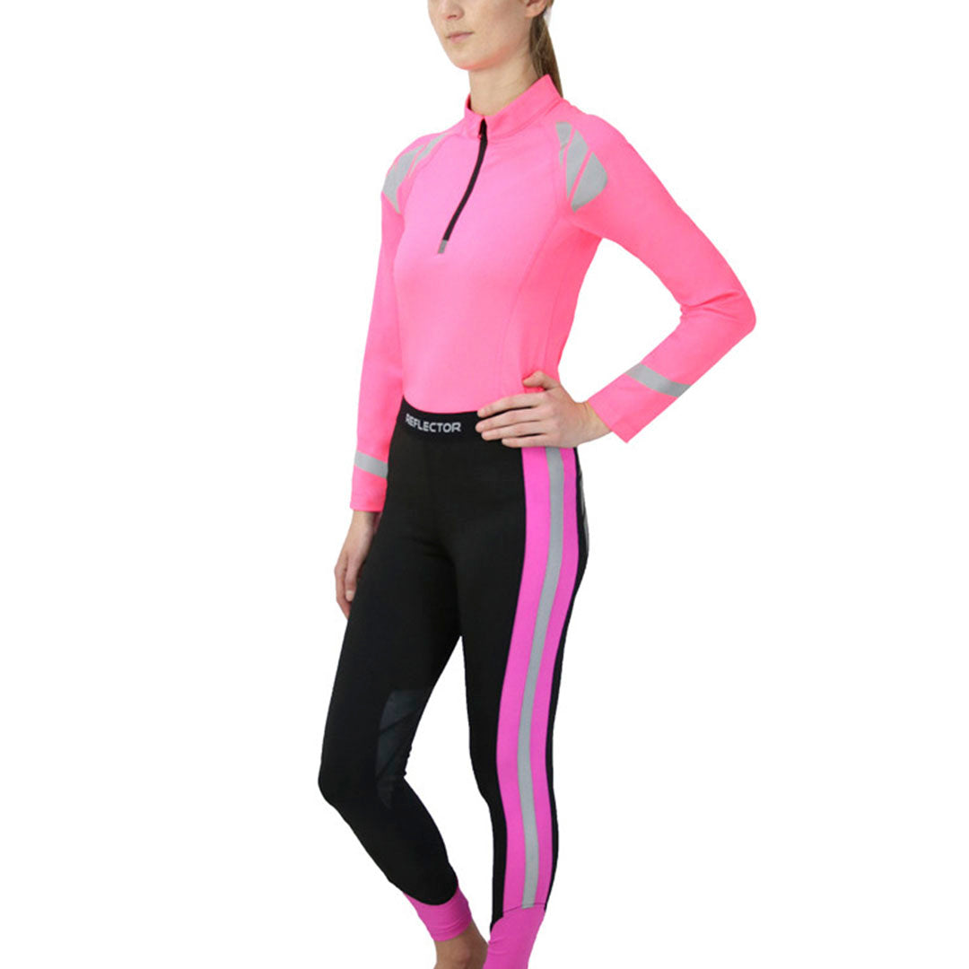 Ombré Long Sleeve Base Layer (Navy)- Maximilian Equestrian