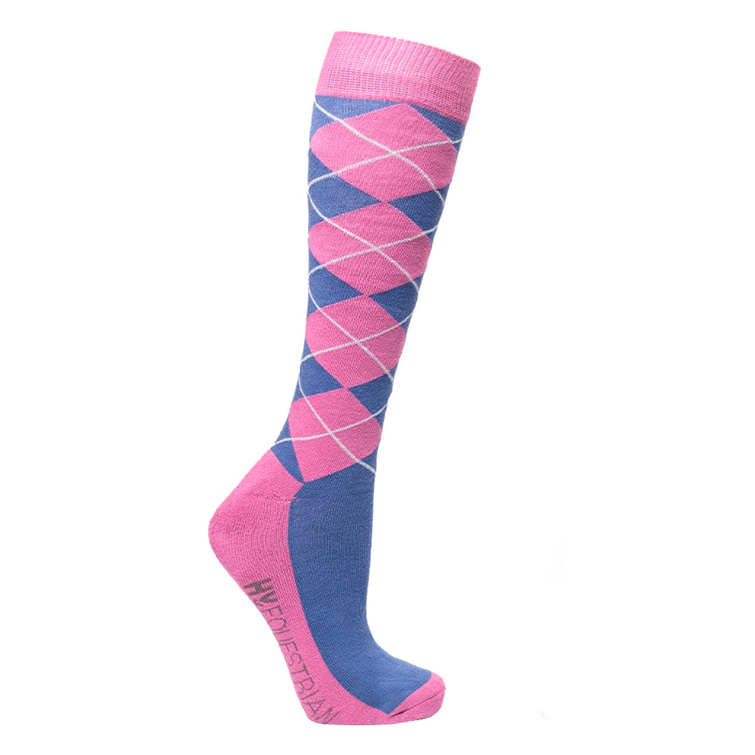 Hy Equestrian Synergy Argyle Lange Socken – 3er-Pack
