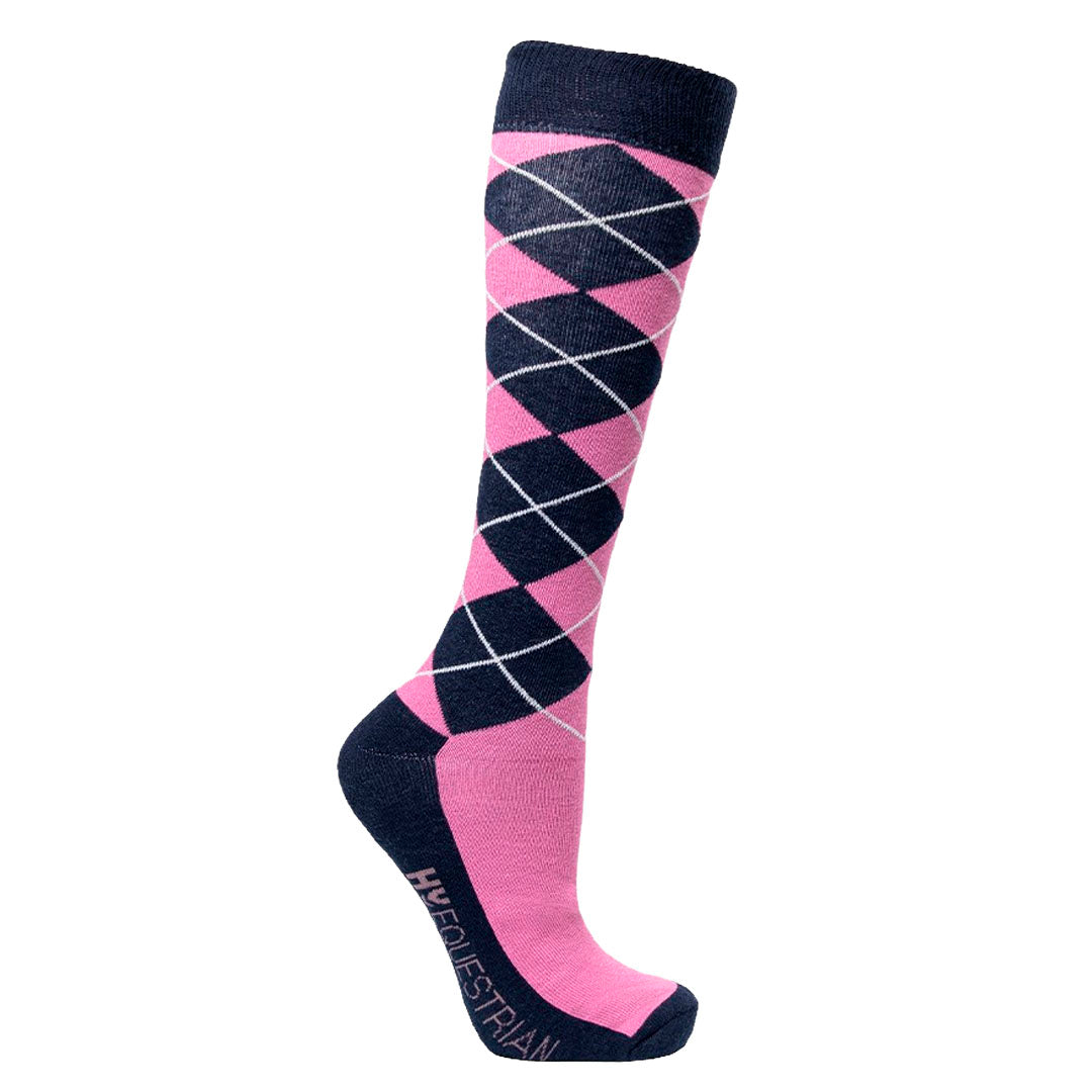 Hy Equestrian Synergy Argyle Lange Socken – 3er-Pack