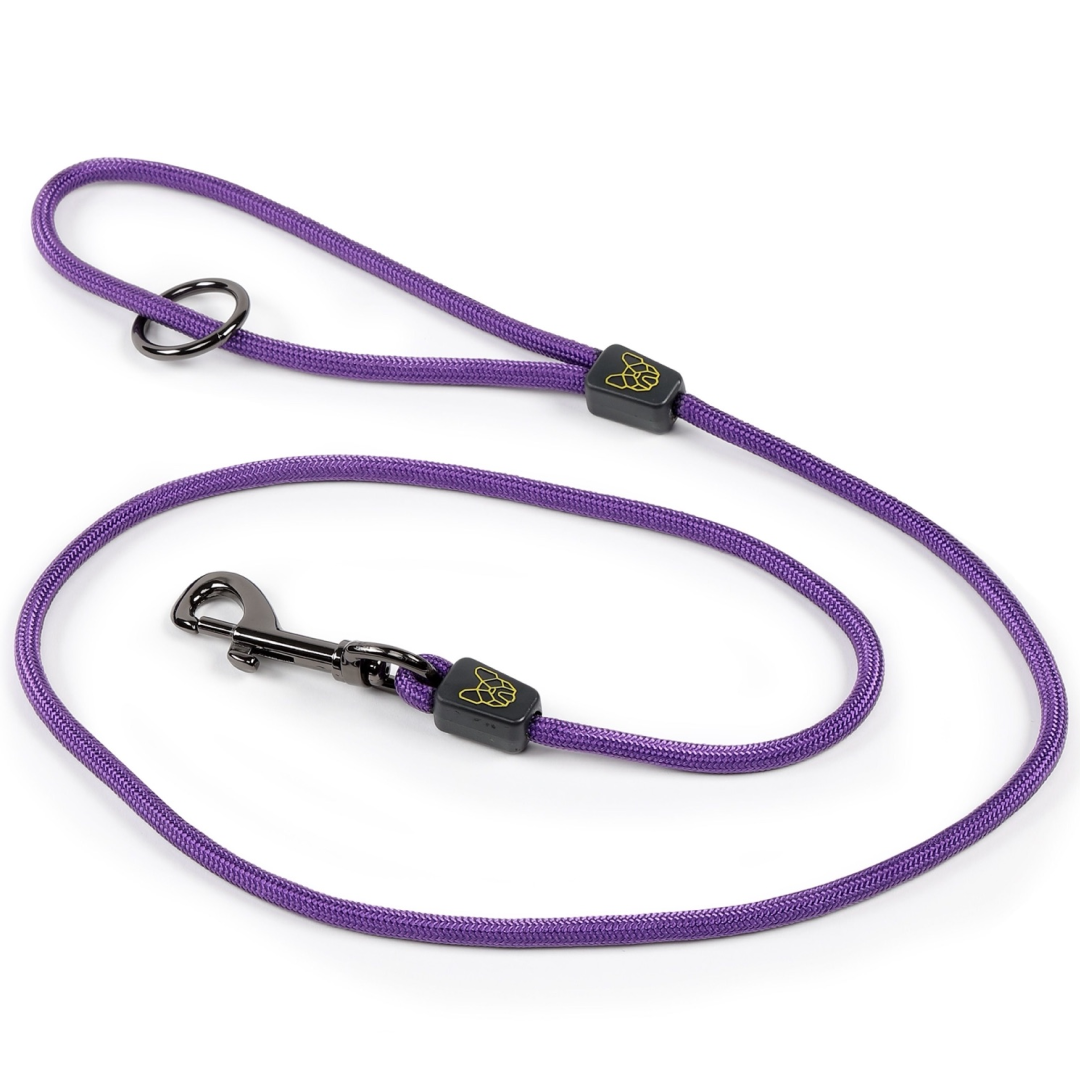 Digby & Fox Pro Dog Lead #colour_purple
