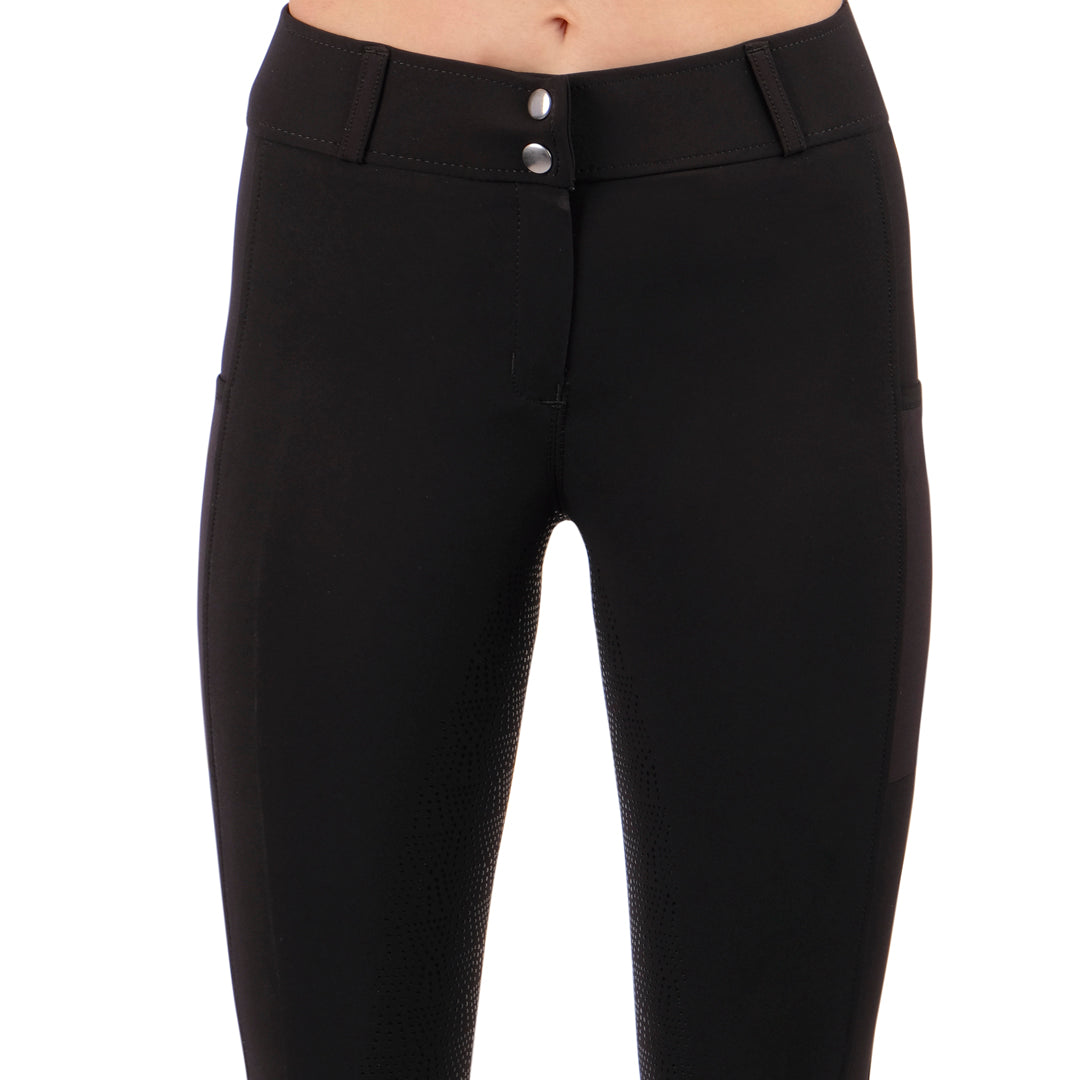 Montar Rebel High Waist Full Grip Breeches #colour_black