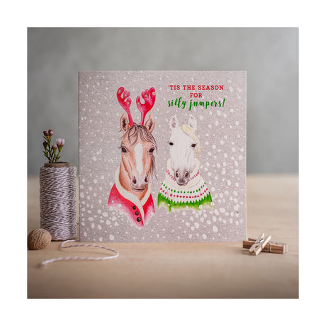 Deckled Edge Weihnachtskarte