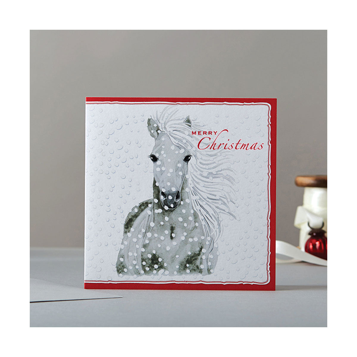 Deckled Edge Weihnachtskarte