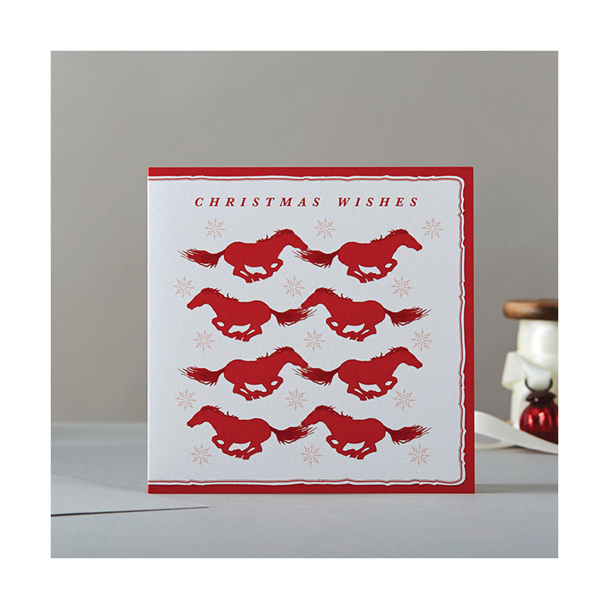 Deckled Edge Weihnachtskarte