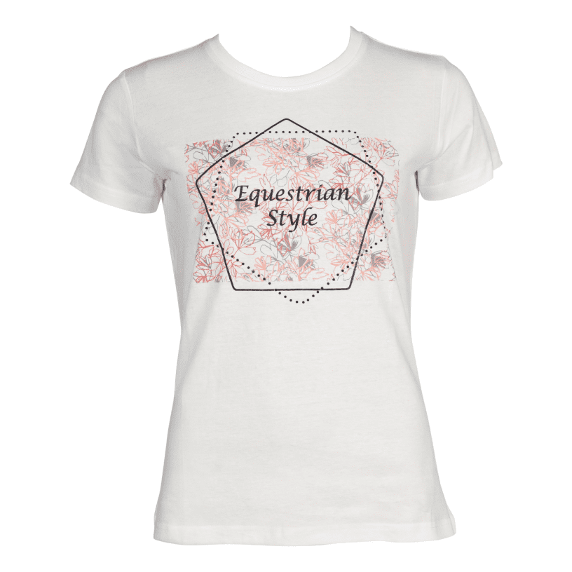 HKM Savona Print Style T-Shirt #colour_vanilla