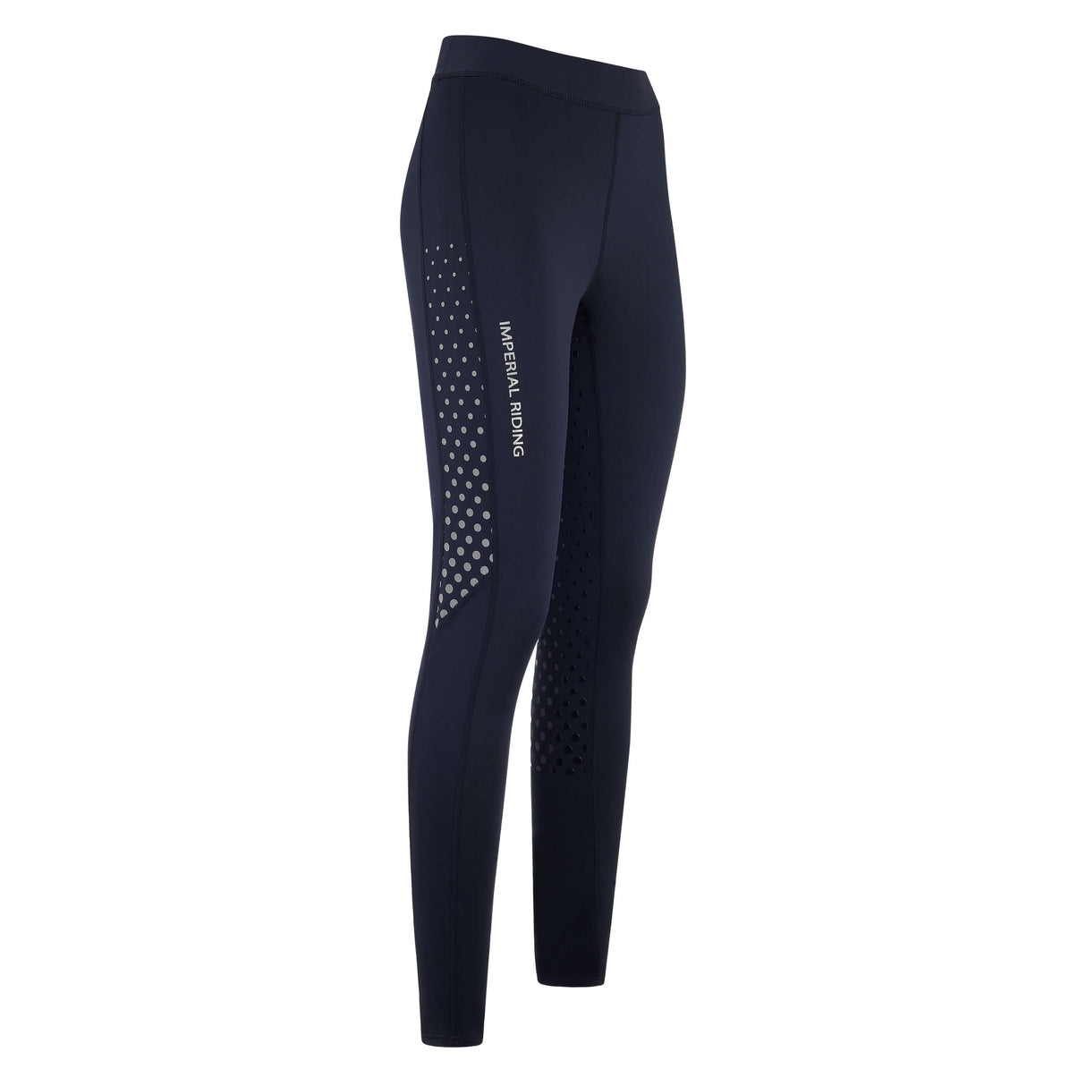 Imperial Riding Runaway Silicone Full Seat Riding Tights #colour_navy