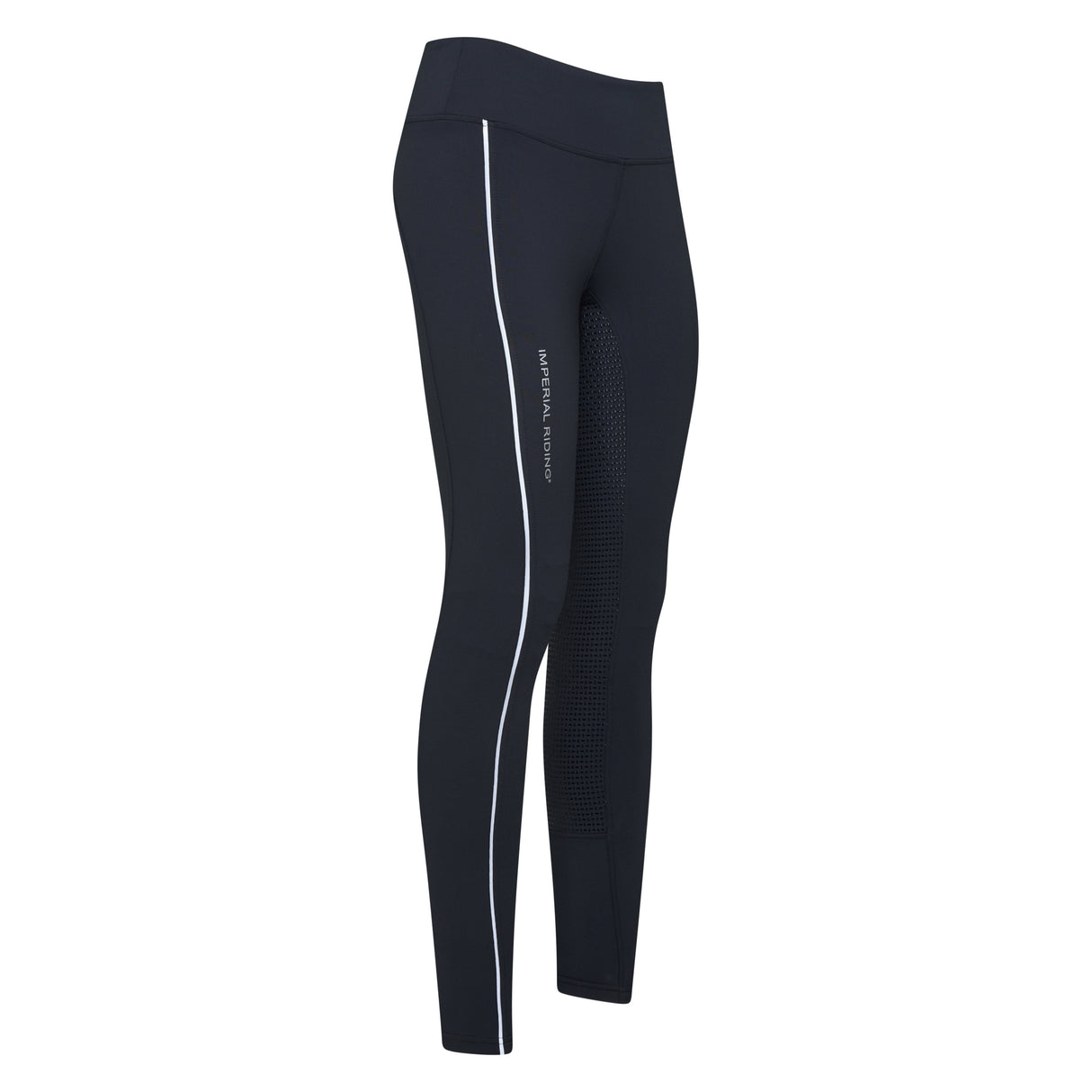 Imperial Riding Shiny Uni Full Grip Riding Tights #colour_black
