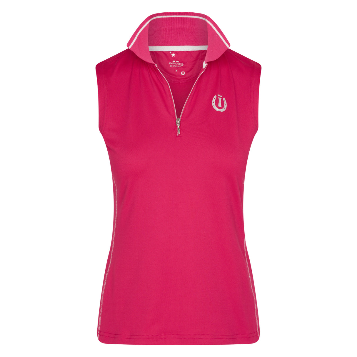 Imperial Riding Tessy Polo Shirt Tech #colour_bright-rose