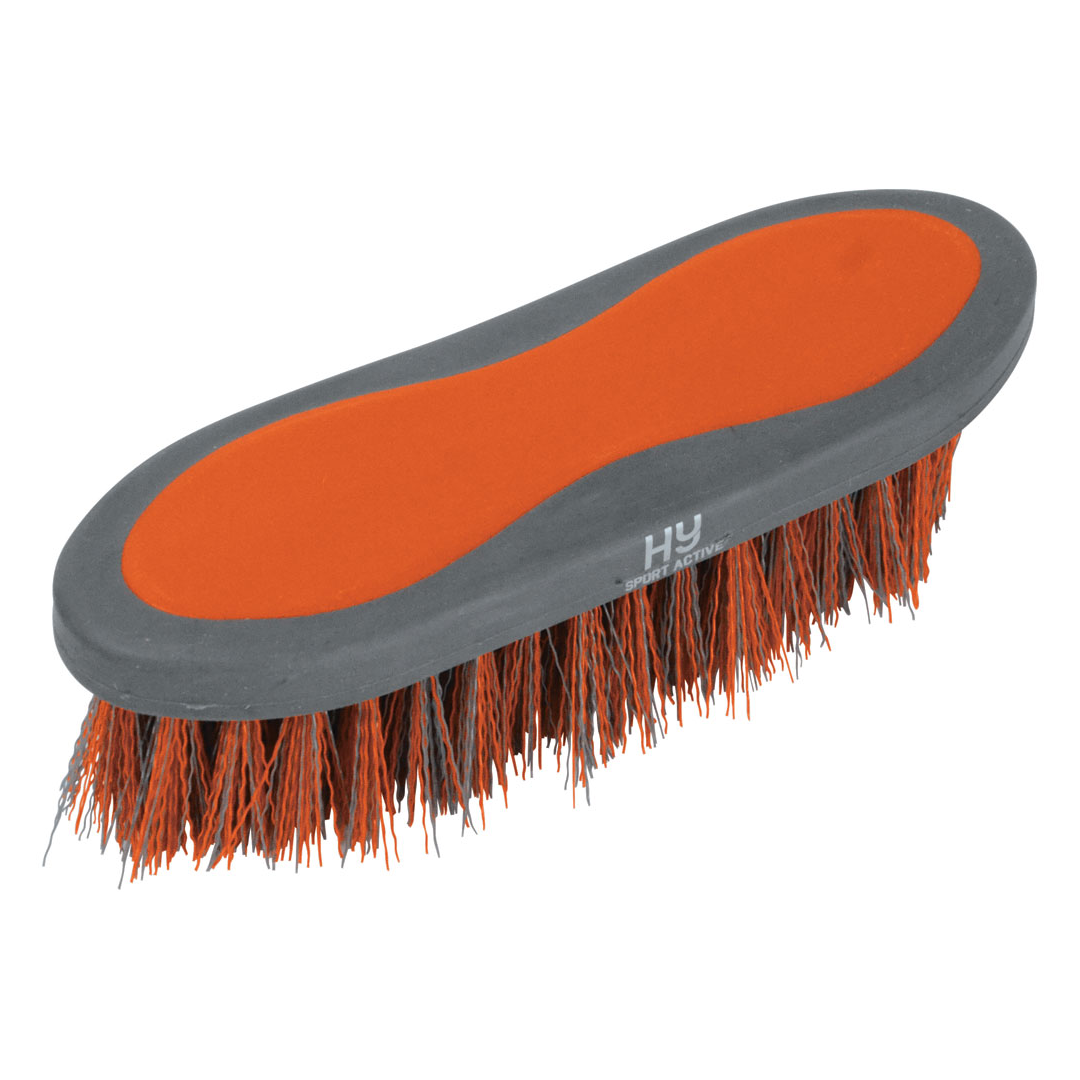 Hy Sport Active Dandy Brush #colour_terracotta-orange