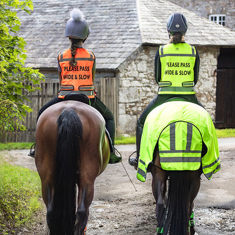 Woof Wear Children's Hi Vis Riding Vest #colour_orange