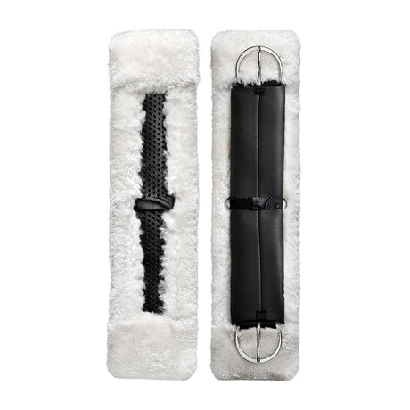 Acavallo Western Girth Sleeve Gel Classic Sheepskin #colour_natural