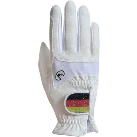 Roeckl Maryland Riding Gloves #colour_white-germany