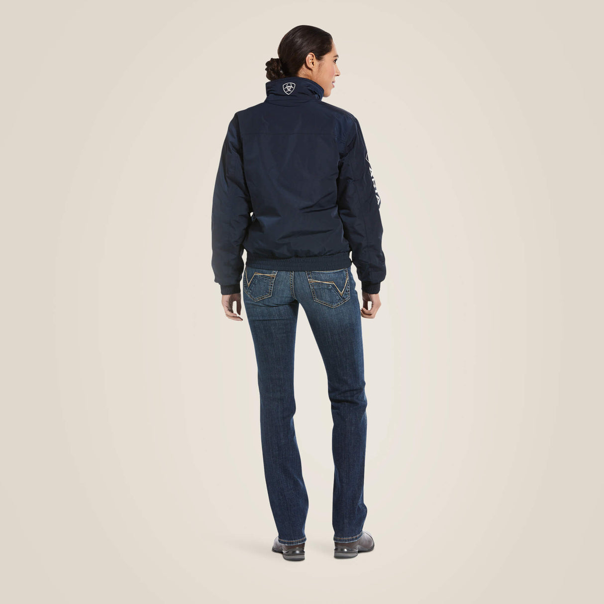 Ariat Women's Stable Insulated Jacket - Navy #colour_blue