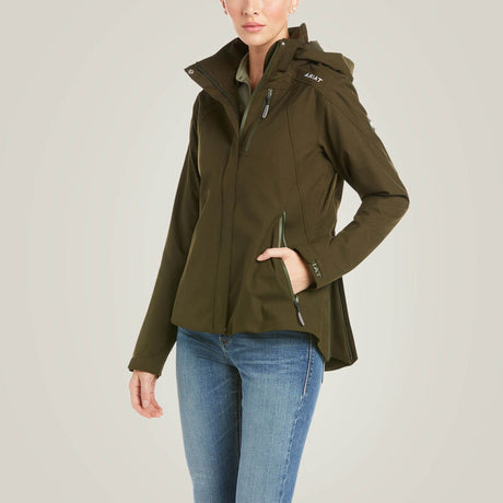 Ariat Women's Coastal Waterproof Jacket #colour_relic