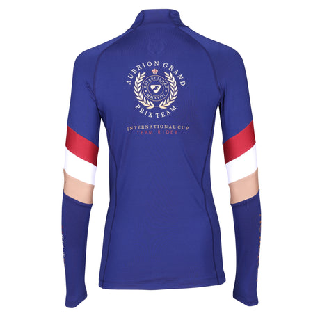 Shires Aubrion Team Long Sleeve Ladies Base Layer #colour_navy