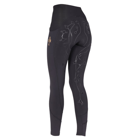 Shires Aubrion Ladies Team Riding Tights #colour_black