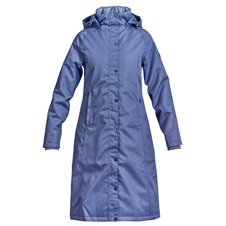 Shires Aubrion Ladies Halcyon Long Waterproof Coat #colour_blue