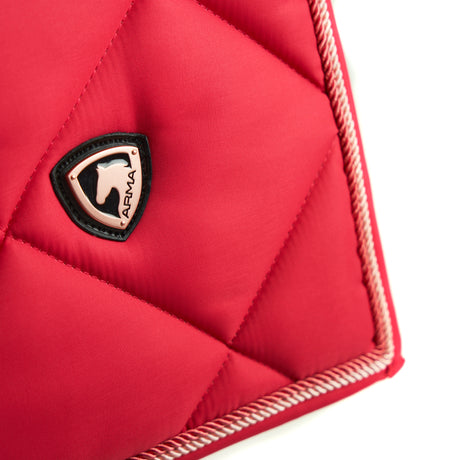 Shires ARMA Classic Dressage Saddlecloth #colour_coral