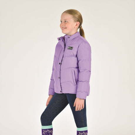 Dublin Kids Polly Everyday Puffer Jacket #colour_paisley-purple