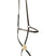 Kincade Classic Plain Raised Grackle Noseband #colour_brown
