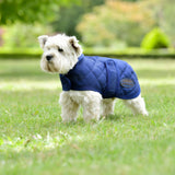 Weatherbeeta Comfitec Deluxe Diamond Quilt Dog Coat #colour_navy