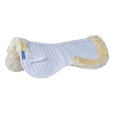 Weatherbeeta Prime Air-Tec Comfy Fleece Half Pad #colour_white