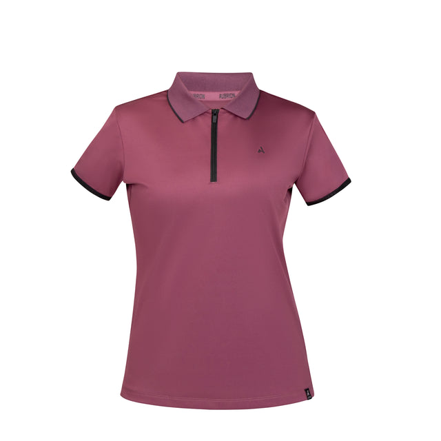 Shires Aubrion Ladies React Tech Polo #colour_mauve