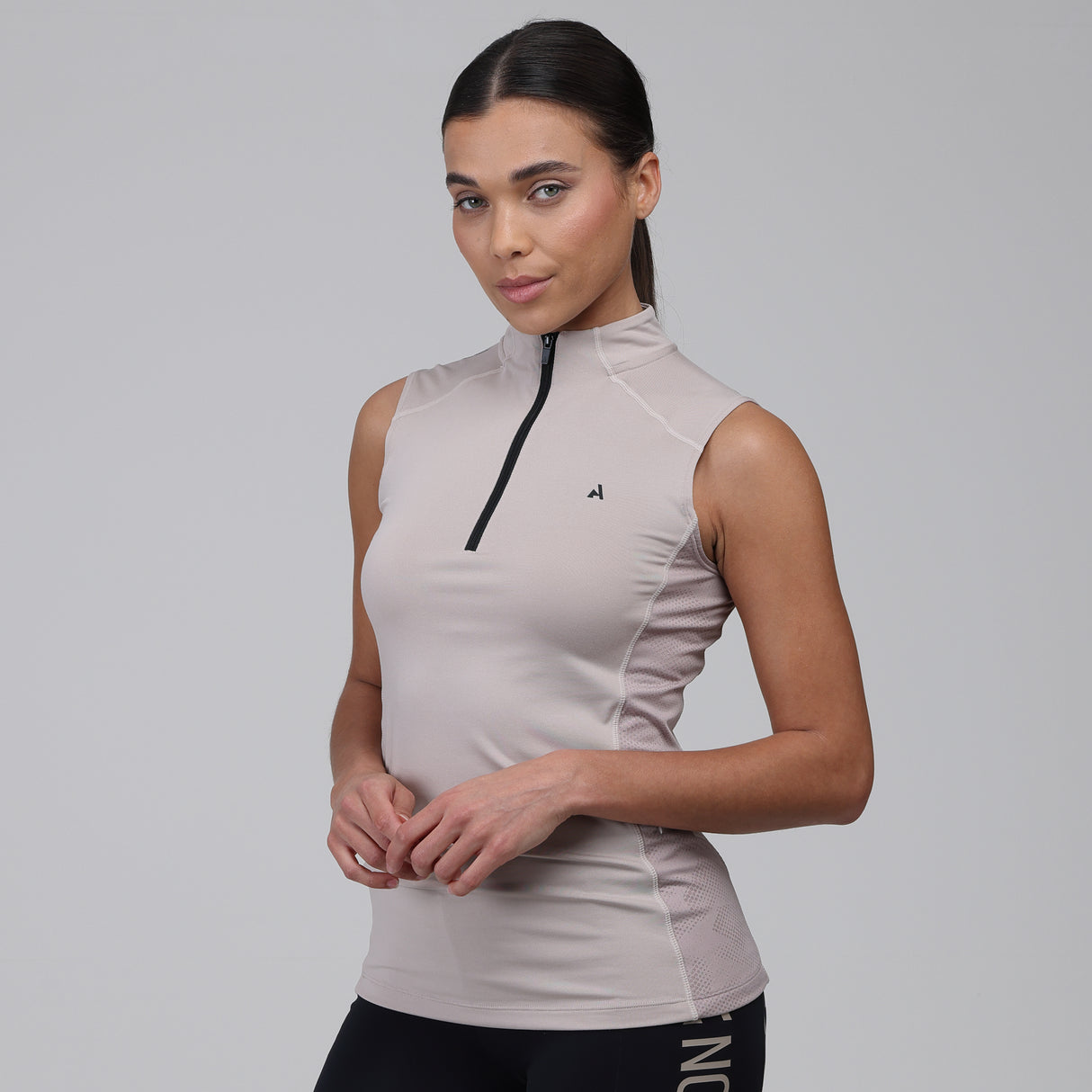 Shires Aubrion Ladies React Sleeveless Base Layer #colour_sand