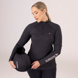 Shires Aubrion Ladies React Long Sleeve Base Layer #colour_shadow